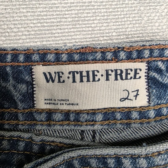 Free People We The Free Loren High Rise Carpenter Barrel Jeans - 27 - Picture 9 of 11